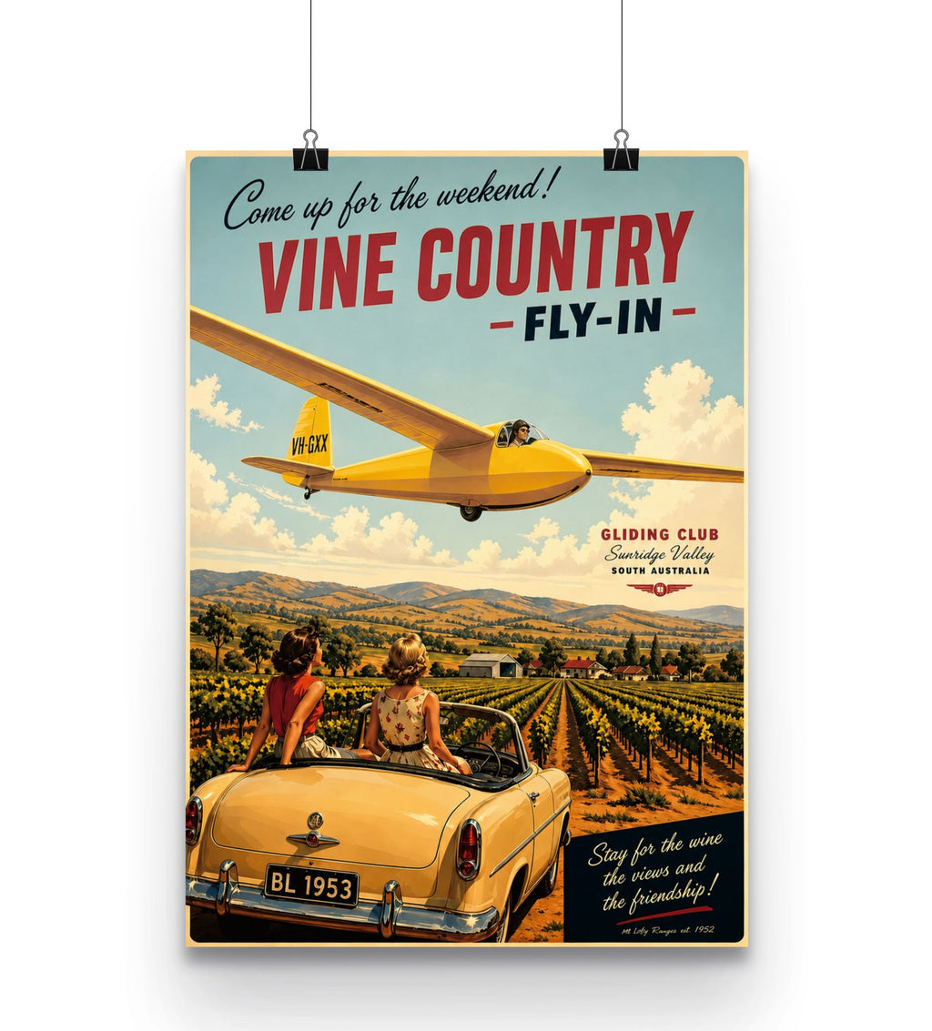 Vine Country Fly-In A2 Poster