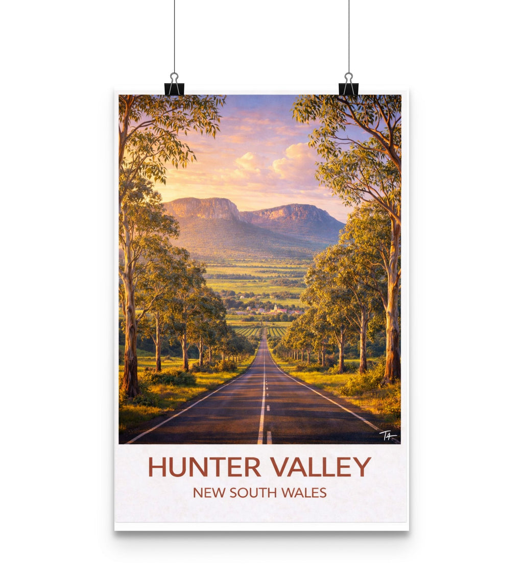 Hunter Valley by Tree Lane A2 Poster