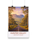 Hunter Valley by Tree Lane A2 Poster
