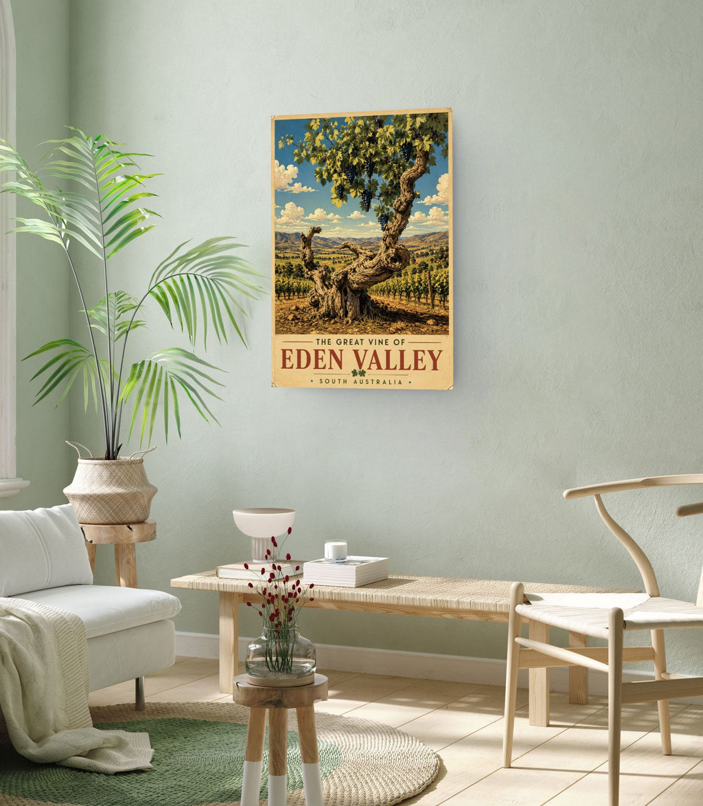 The Great Vine of Eden Valley A2 Poster